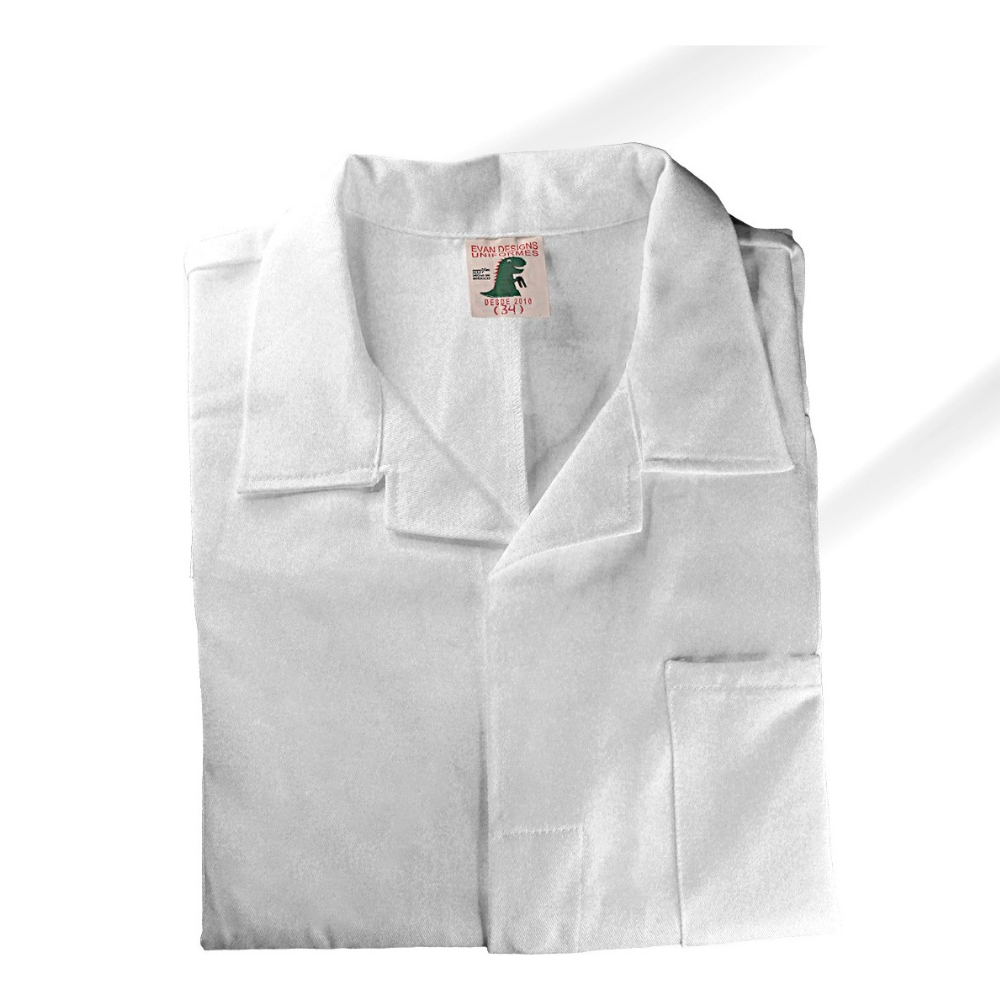 Bata Blanca Laboratorio Para Niño Uniforme 100% Algodon