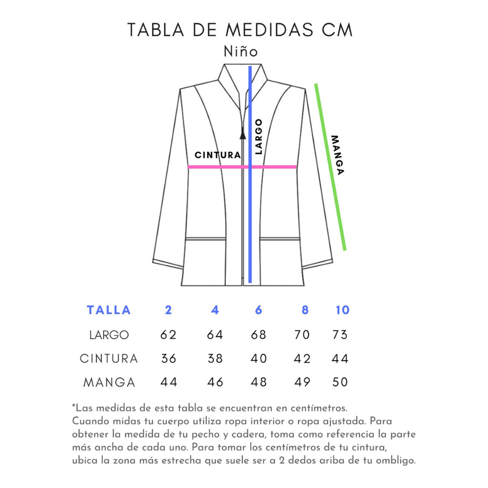 Bata Blanca Laboratorio Para Niño Uniforme 100% Algodon