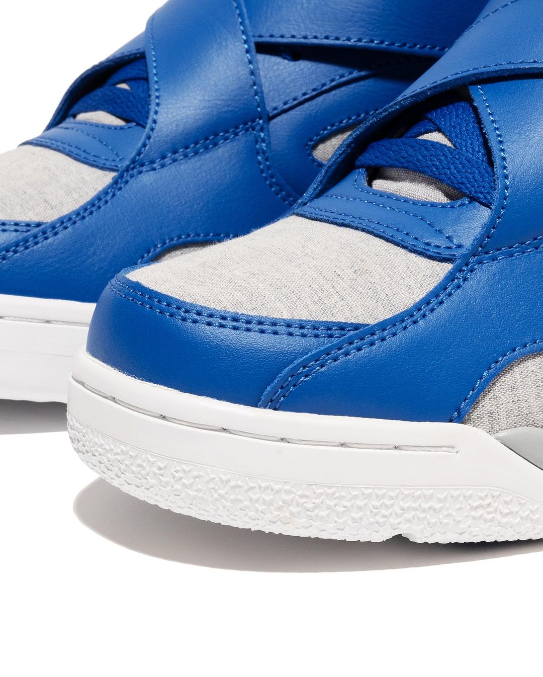 Tenis Patrick Ewing Rogue Brooklyn Gris Azul de Caballero Original