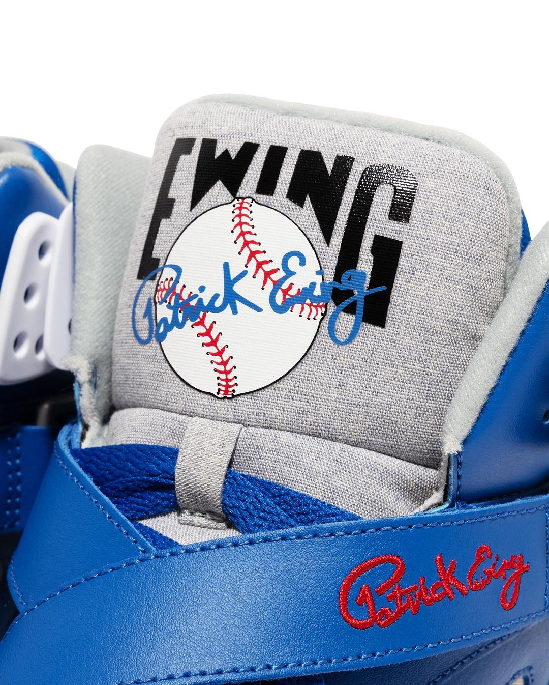 Tenis Patrick Ewing Rogue Brooklyn Gris Azul de Caballero Original