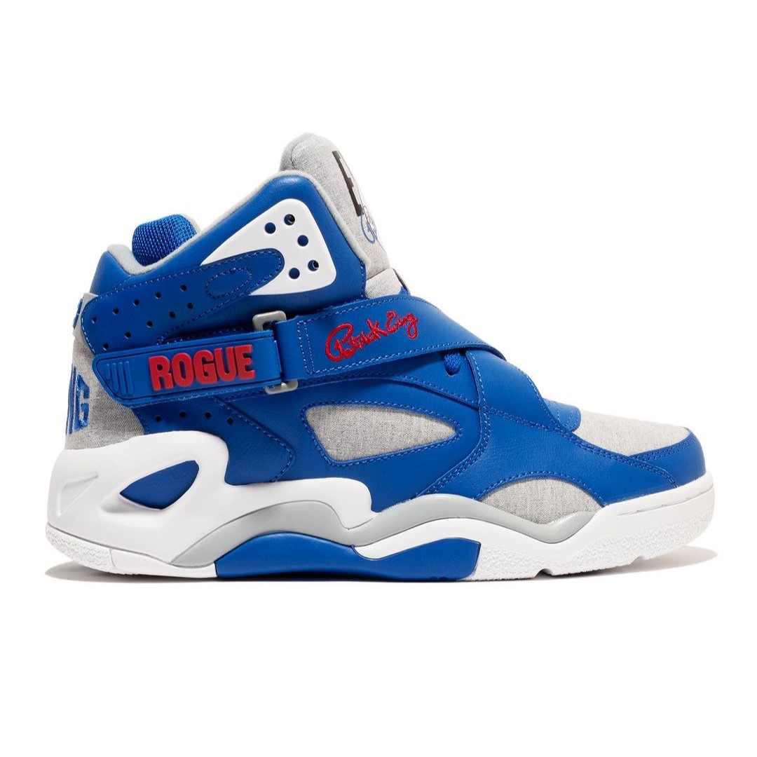 Tenis Patrick Ewing Rogue Brooklyn Gris Azul de Caballero Original