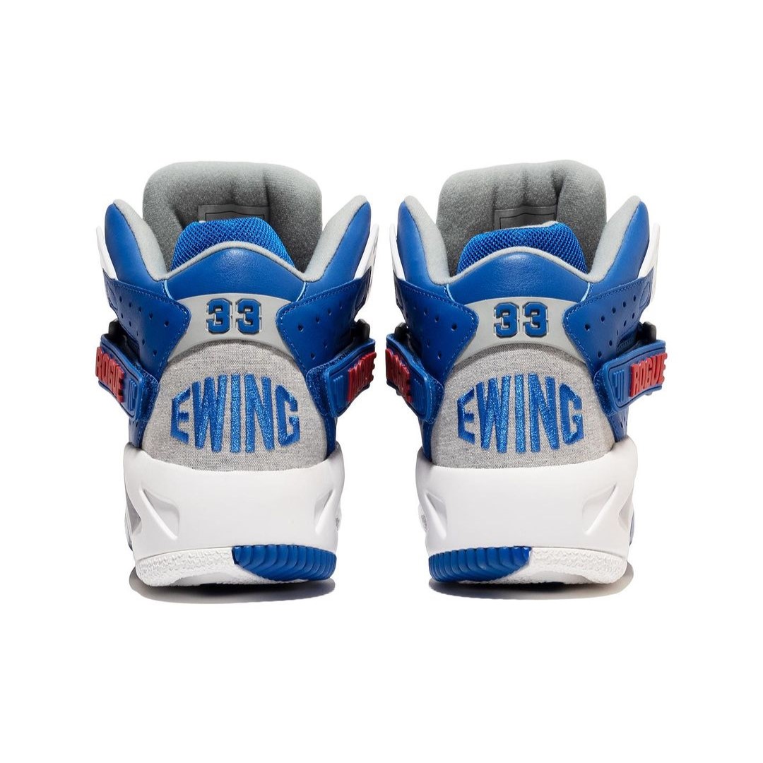 Tenis Patrick Ewing Rogue Brooklyn Gris Azul de Caballero Original