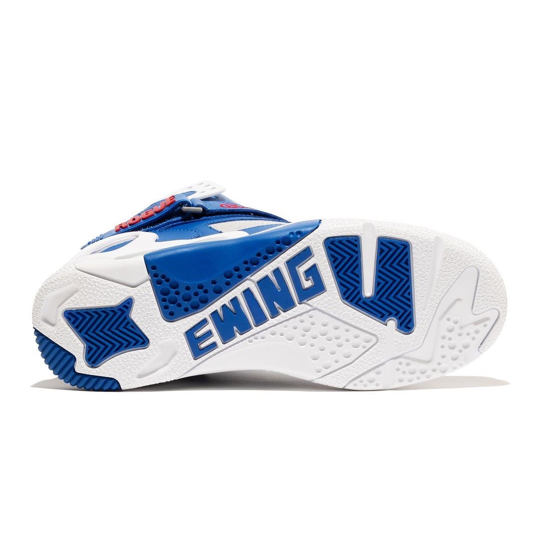 Tenis Patrick Ewing Rogue Brooklyn Gris Azul de Caballero Original
