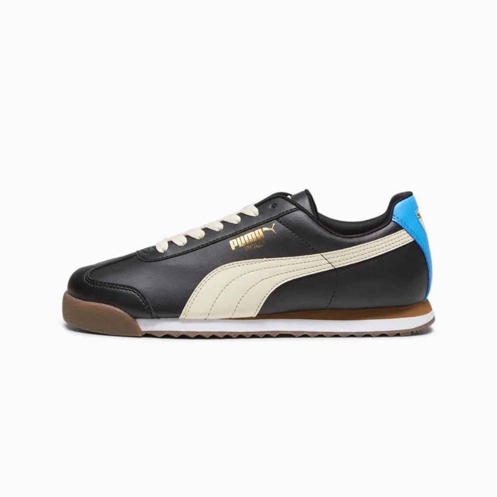 Tenis Puma Roma Negro Beige de Caballero Original.