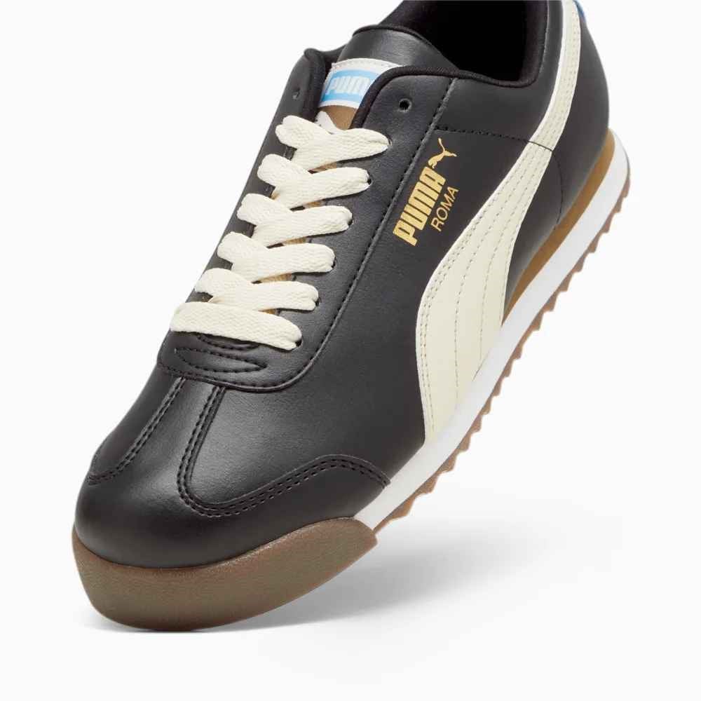 Tenis Puma Roma Negro Beige de Caballero Original.