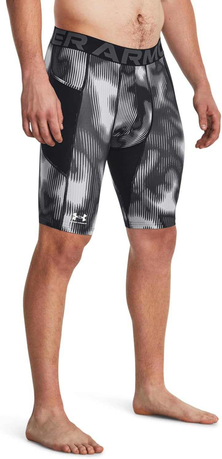 Licra Shorts Under Armour High Print Heatgear Compression