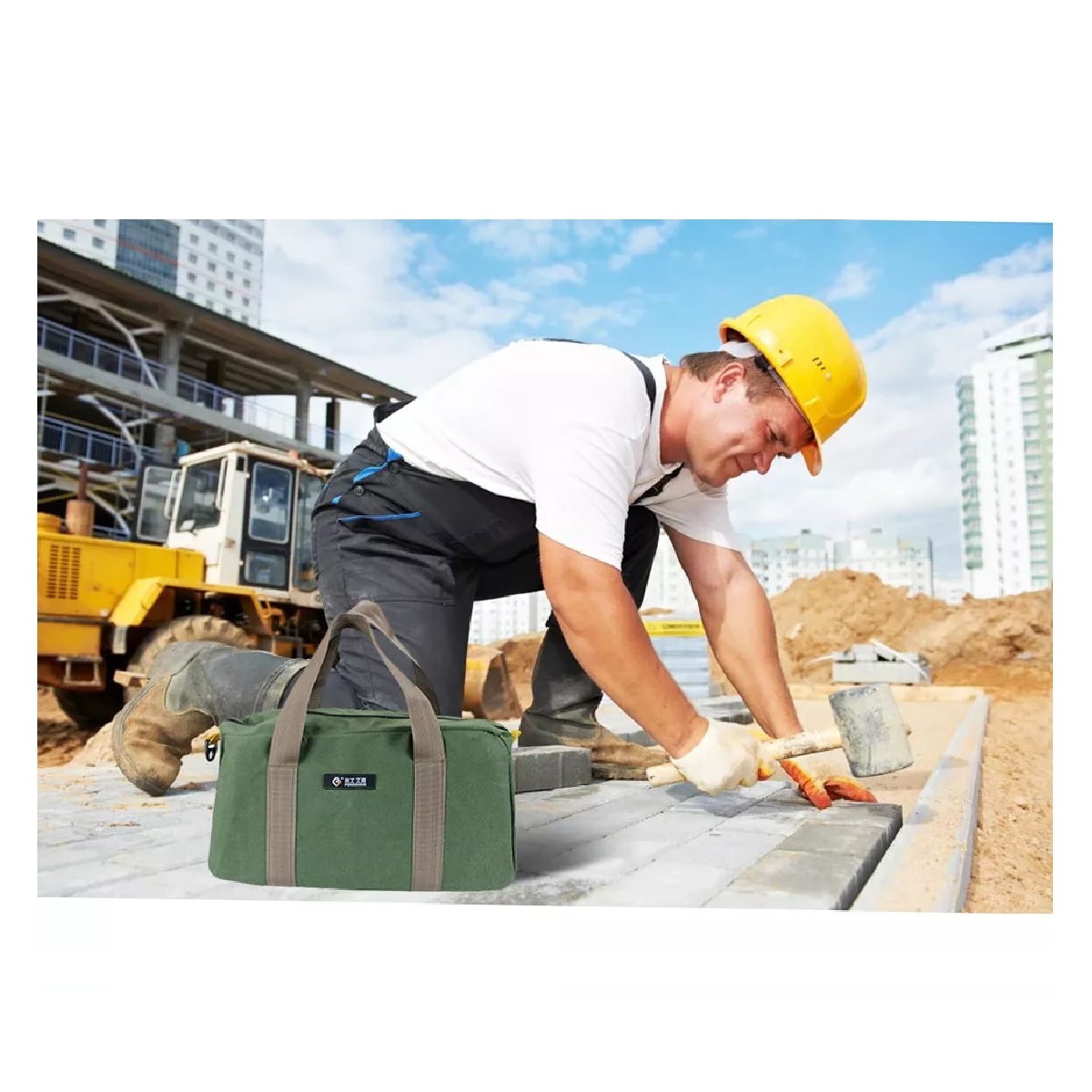  Bolsa De Herramienta Mochila Organizador 16plg