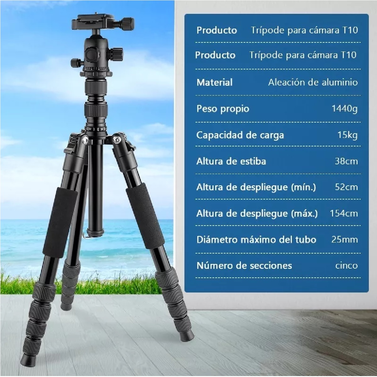 Trípode Para Cámara Fotografía Canon Nikon Profesional