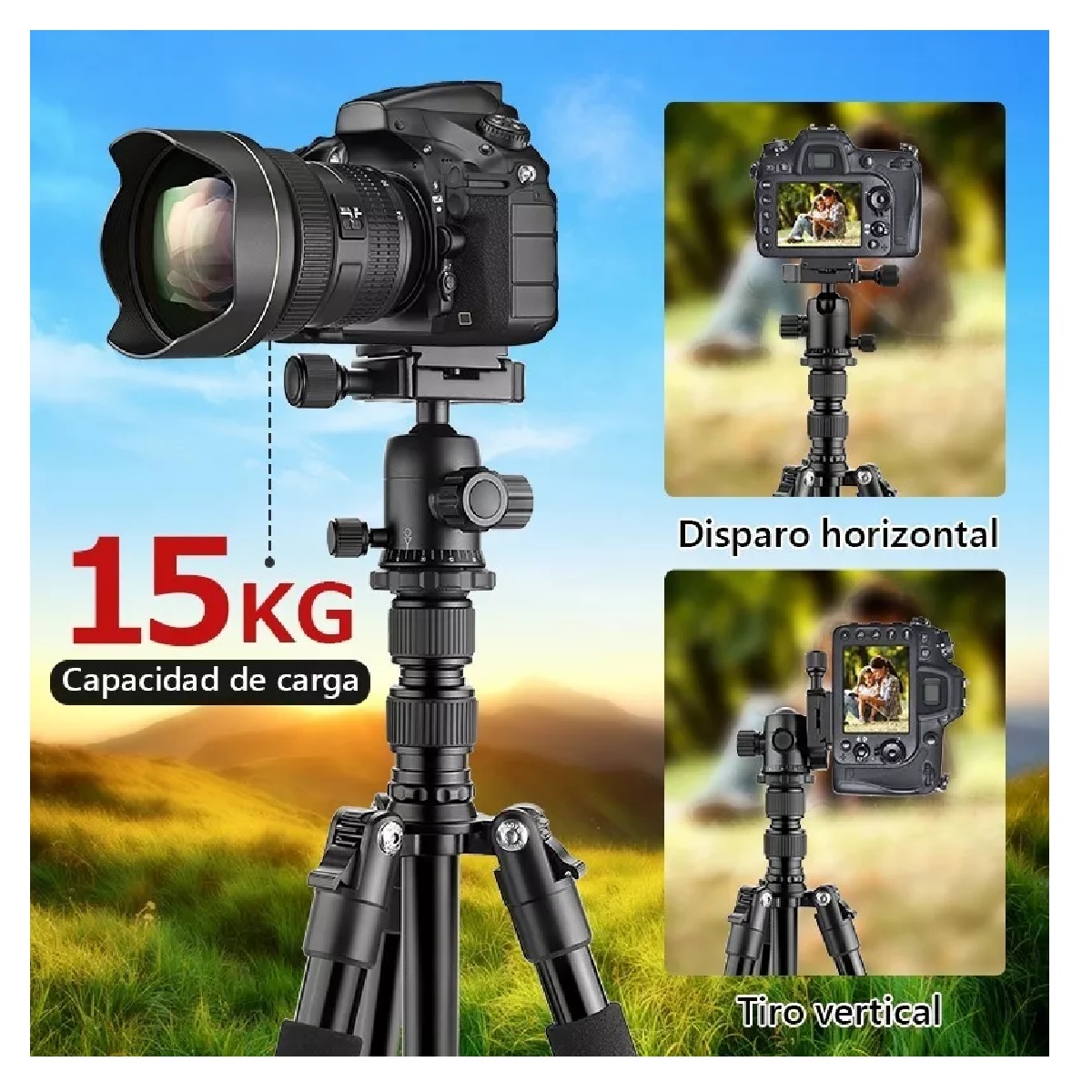 Trípode Para Cámara Fotografía Canon Nikon Profesional