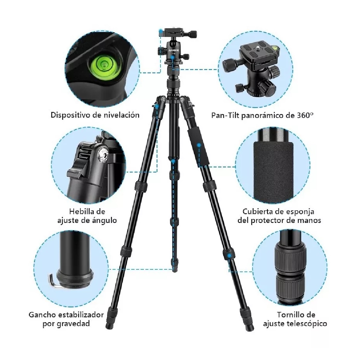 Trípode Para Cámara Fotografía Canon Nikon Profesional