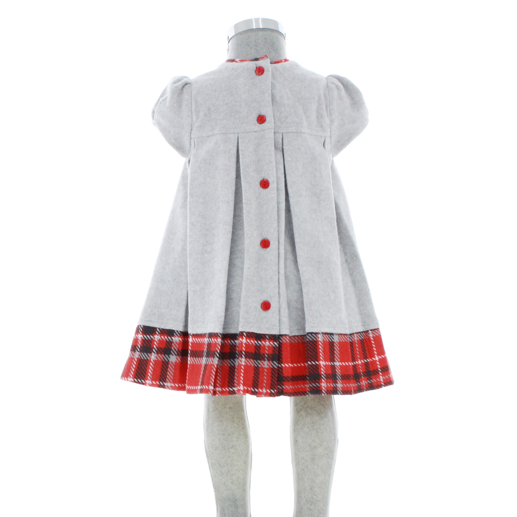 Vestido para Niña Bebé Color Gris 2 Piezas 3734 1 a 5 años.