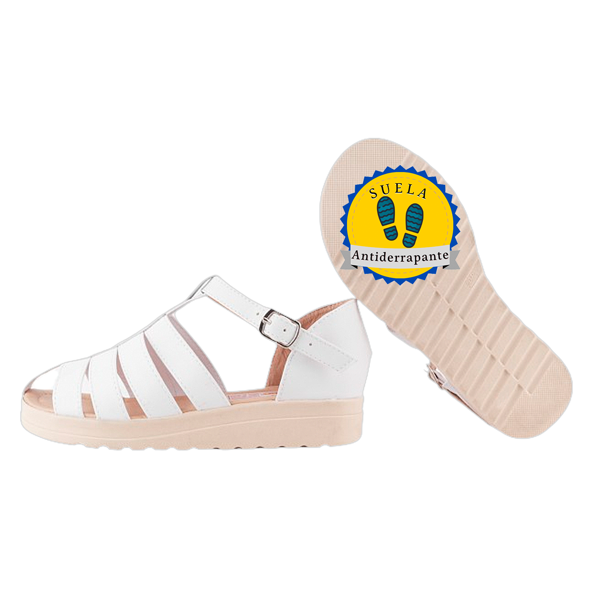 Sandalia Dama Huarache Plataforma Jovencita Moda Playa 150-b.