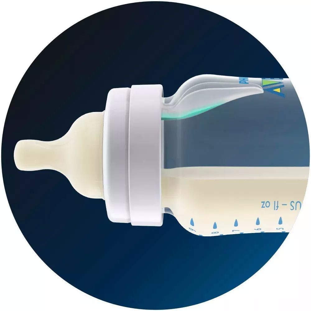 Biberones Avent Azul De 9oz Con Válvula Airfree