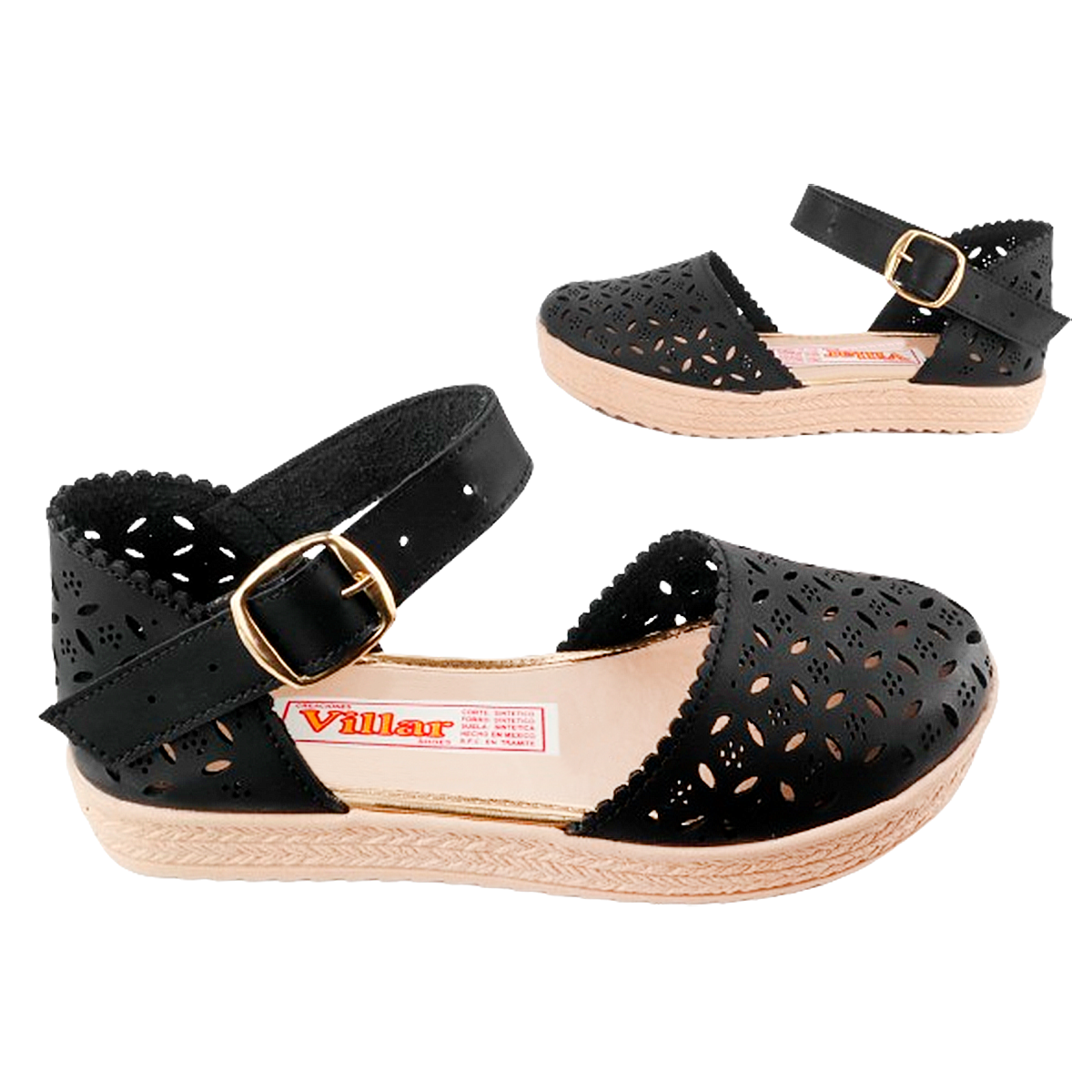 Sandalia Huarache Suela Yute Plataforma Mujer Playa 100-na.