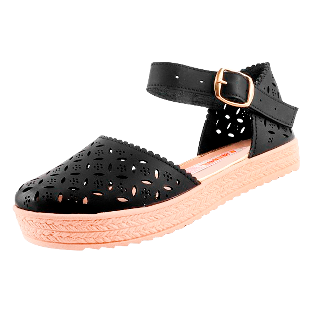 Sandalia Huarache Suela Yute Plataforma Mujer Playa 100-na.