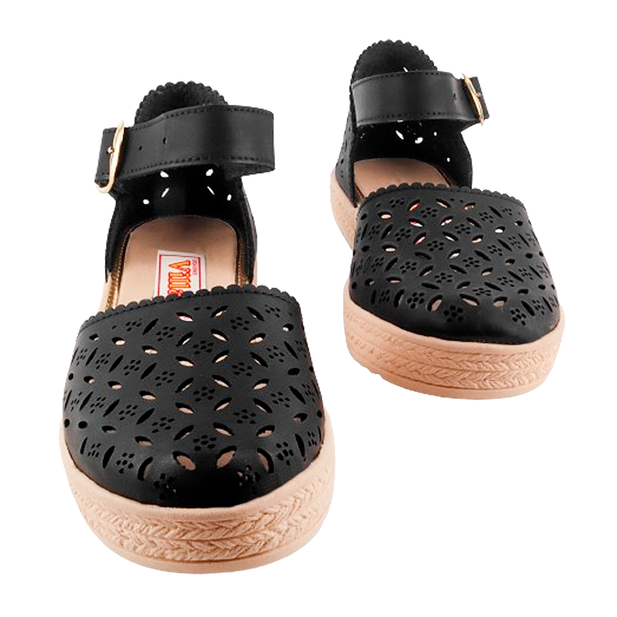 Sandalia Huarache Suela Yute Plataforma Mujer Playa 100-na.