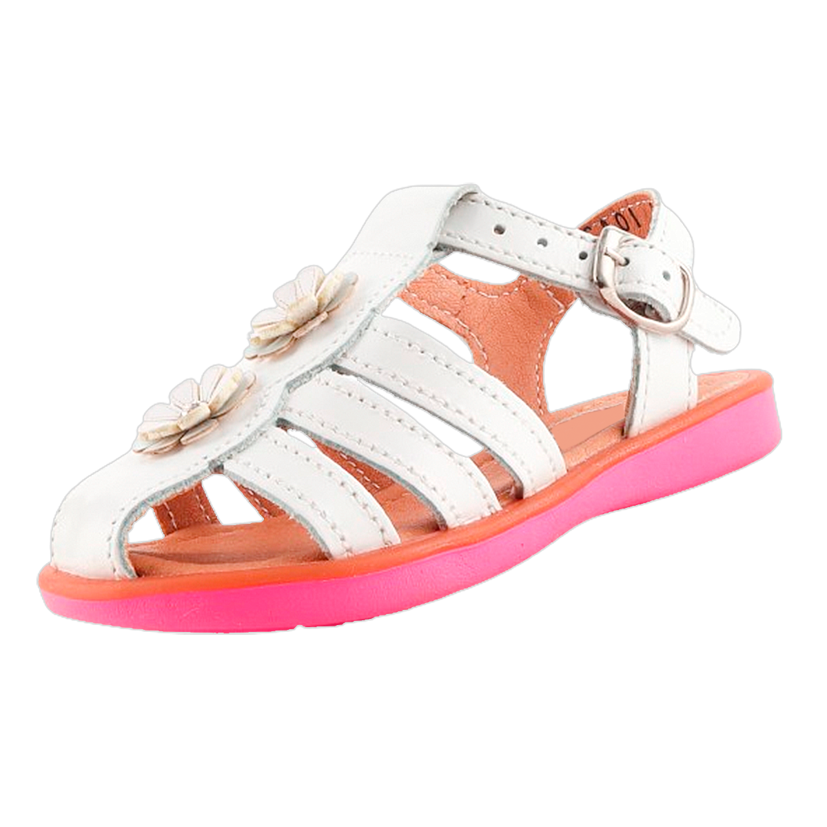 Sandalia Huarache Niña Bebé 100% Piel Cómodos Playa 1042-b.