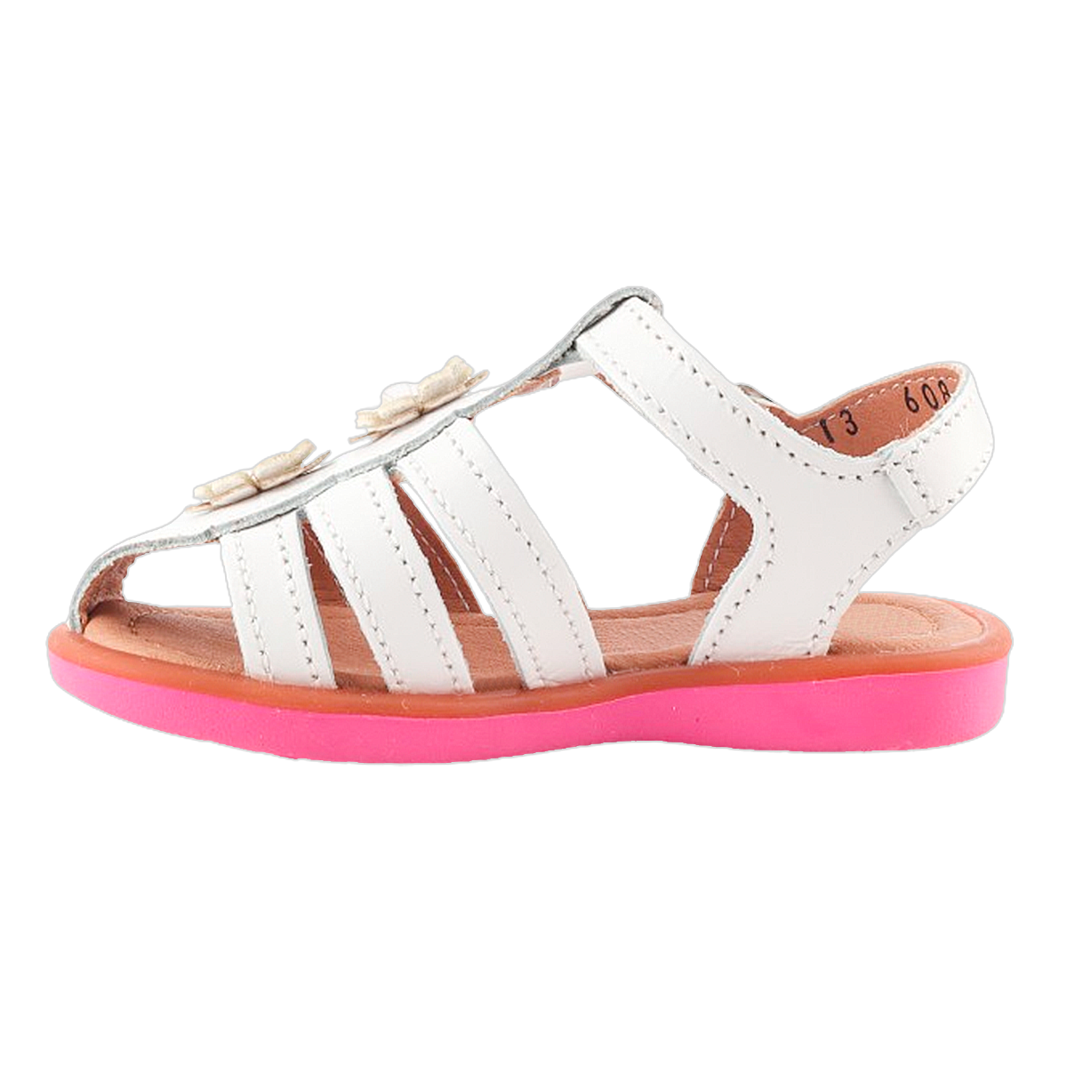 Sandalia Huarache Niña Bebé 100% Piel Cómodos Playa 1042-b.