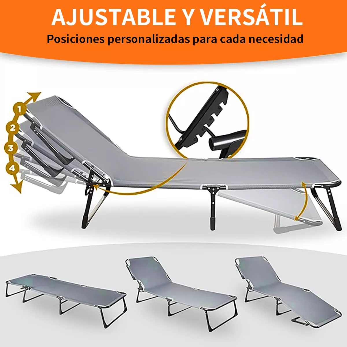 Cama Plegable Portatil De Reforzado Con Colchon Desmontable