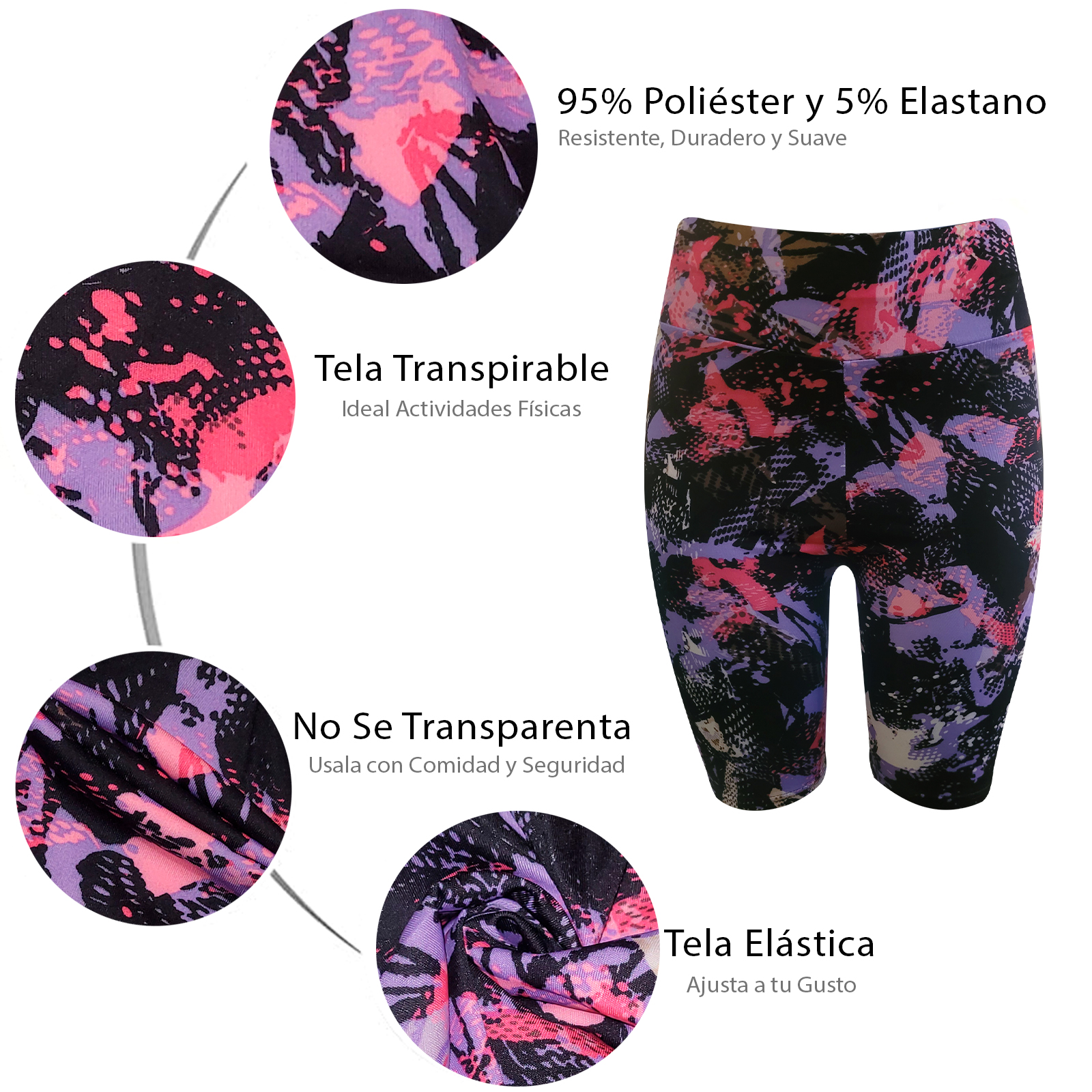 Leggings Deportivos, Mujer Dama, Mallon, Licra, Unitalla, Atletismo, Yoga, Entrenamiento, Ciclismo, Correr, Fitness M8
