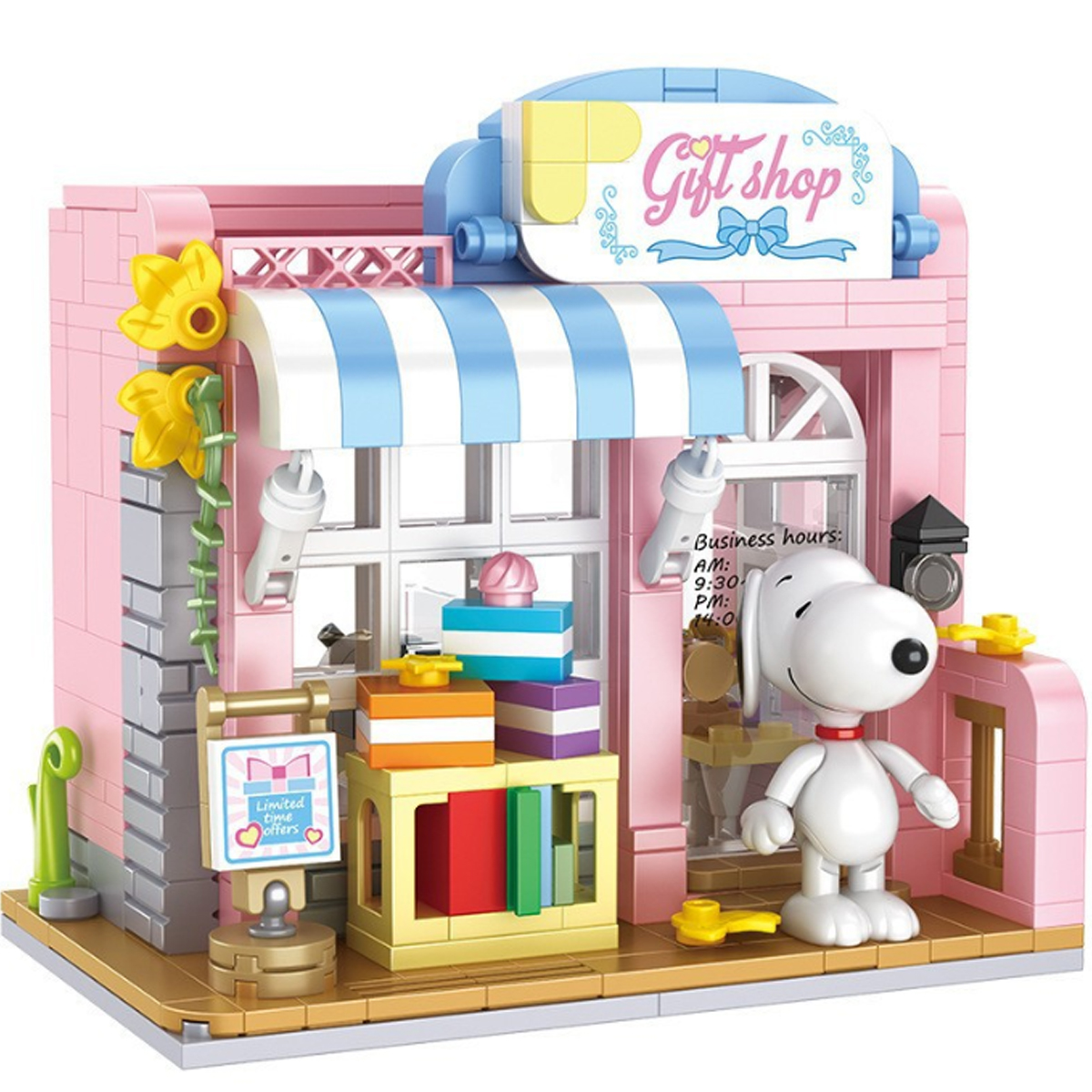 Rompecabezas 3d Diseño Tienda de Regalos Snoopy.