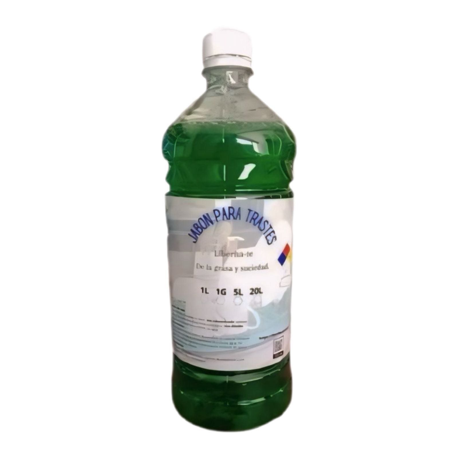 Jabón Para Trastes Líquido  Liberha De 1 L Caja Con 6 Pz
