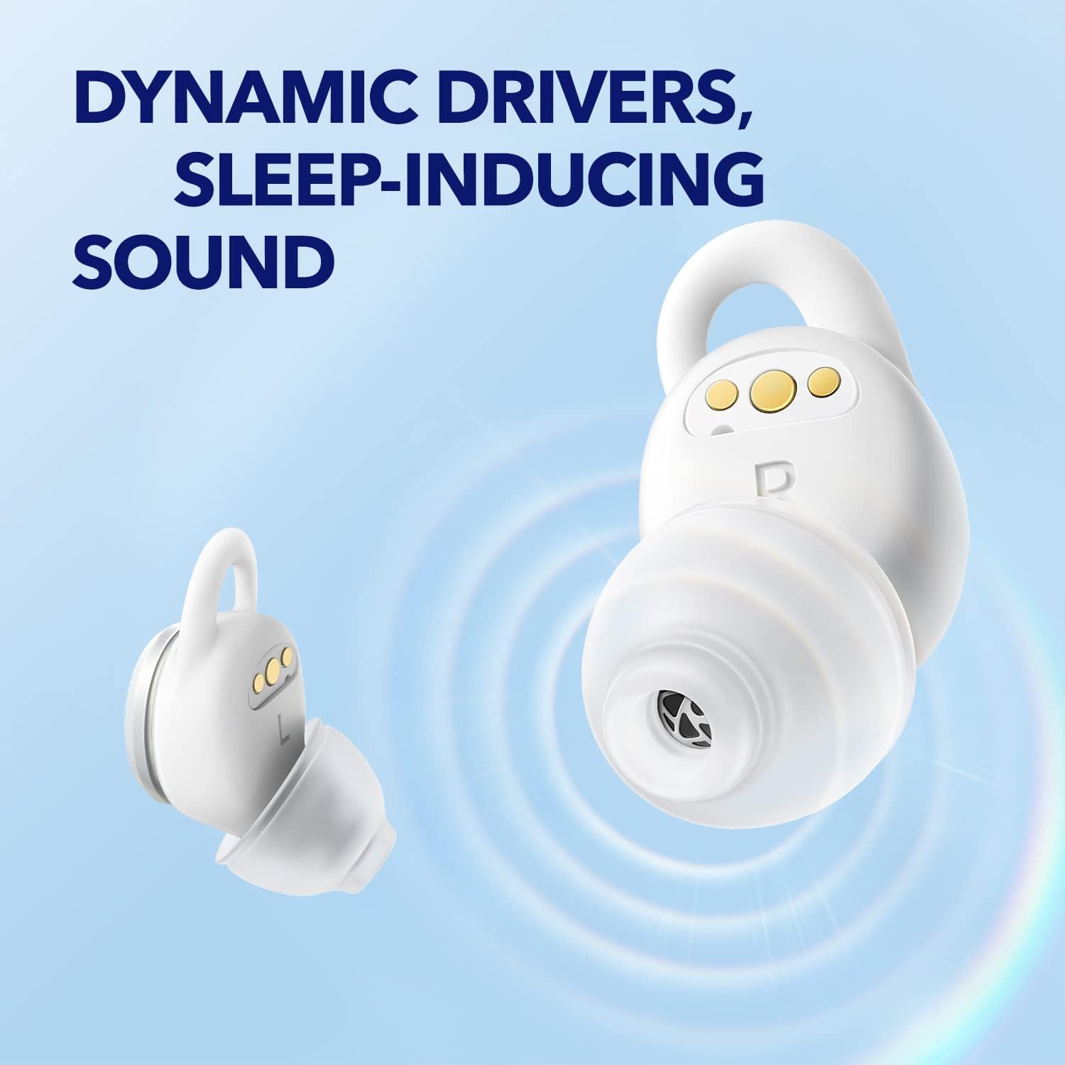 Soundcore by Anker, Sleep A10 Auriculares Bluetooth para dormir, Auriculares con bloqueo de ruido para dormir