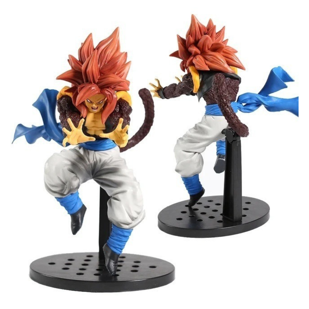 Figura Goku, Figura de Acción Gogeta, Figura Coleccionable Fase 4 SSY, DBZ GT 27cm.Figura de Gogeta SSJ, Personaje de Acción Fase 4 de D. Ball GT..