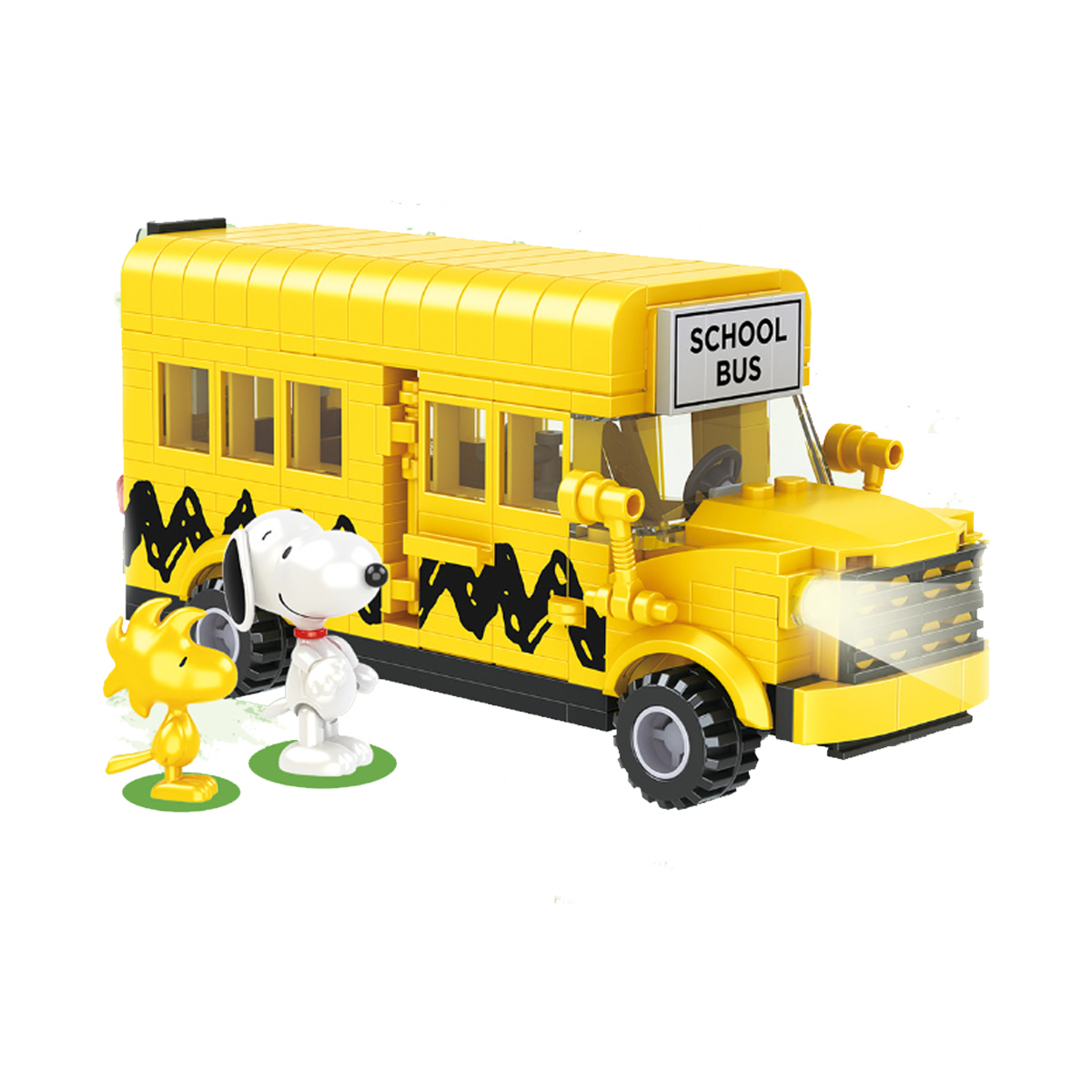 Rompecabezas 3d Diseño Autobus de Snoopy.