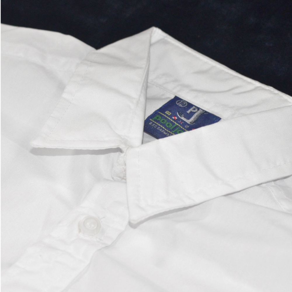 Camisa Escolar Blanca Vestir Infantil Juvenil Uniforme Niños.