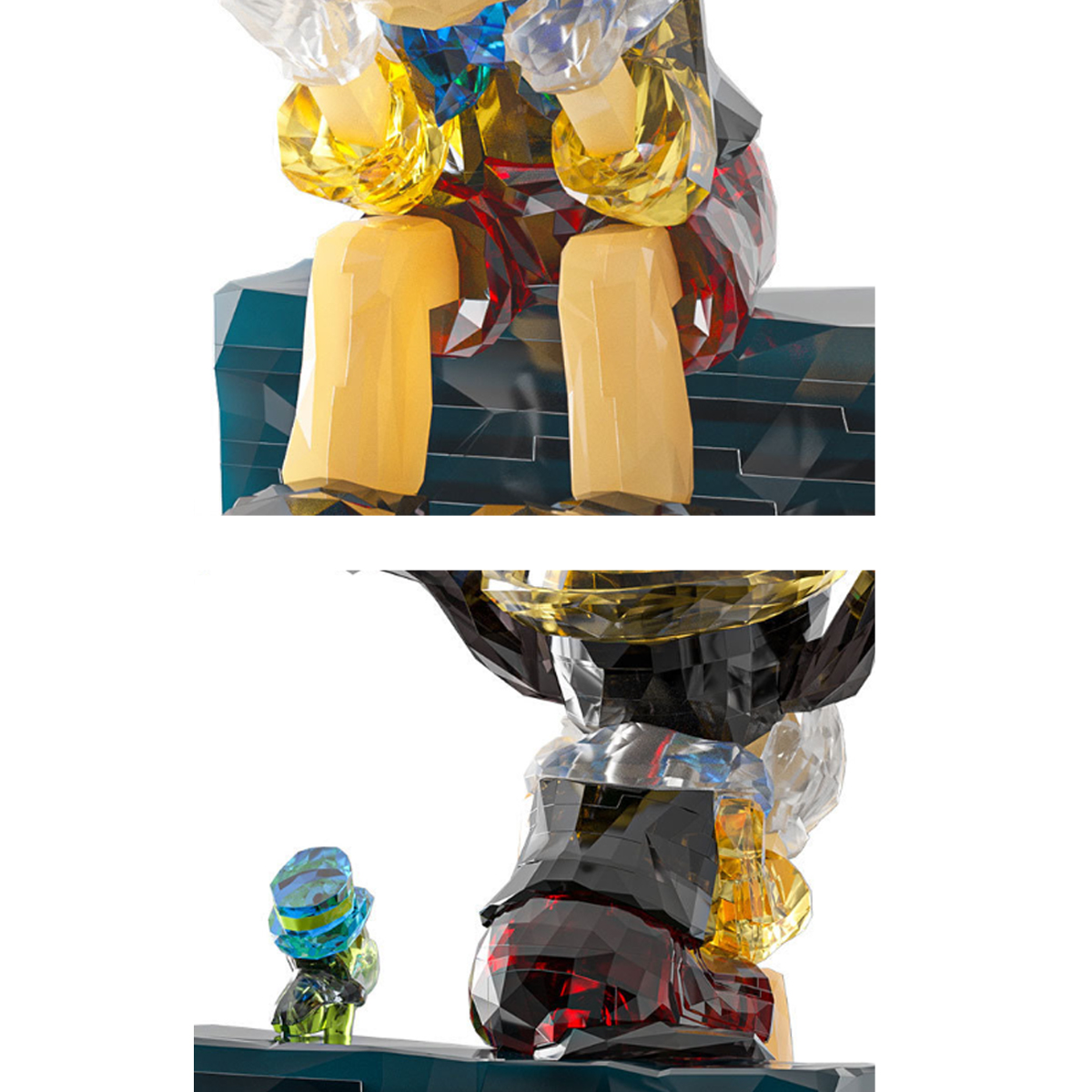 Mini Armable de Acrílico Transparente Pinocho.