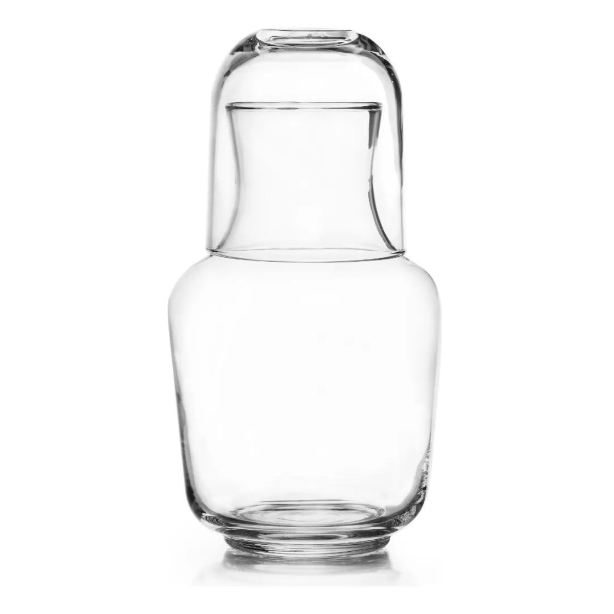 Cordoba Juego De Jarra Y 1 Vaso De Vidrio Polka Para Buró