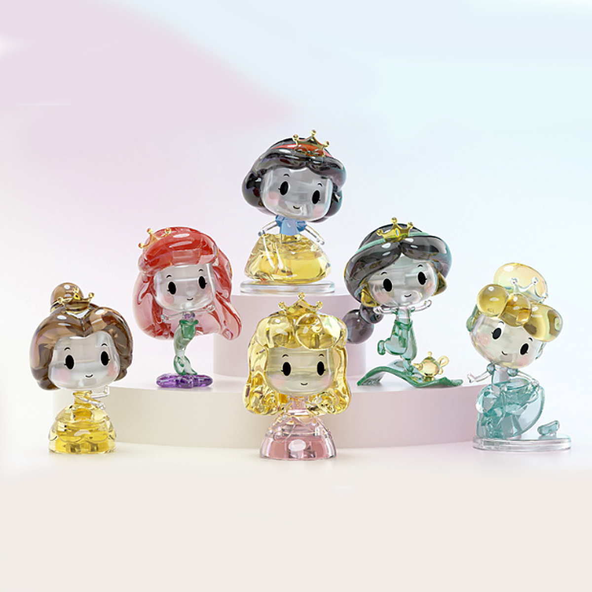 Mini Armable de Acrilico Transparente Princesa Cenicienta.