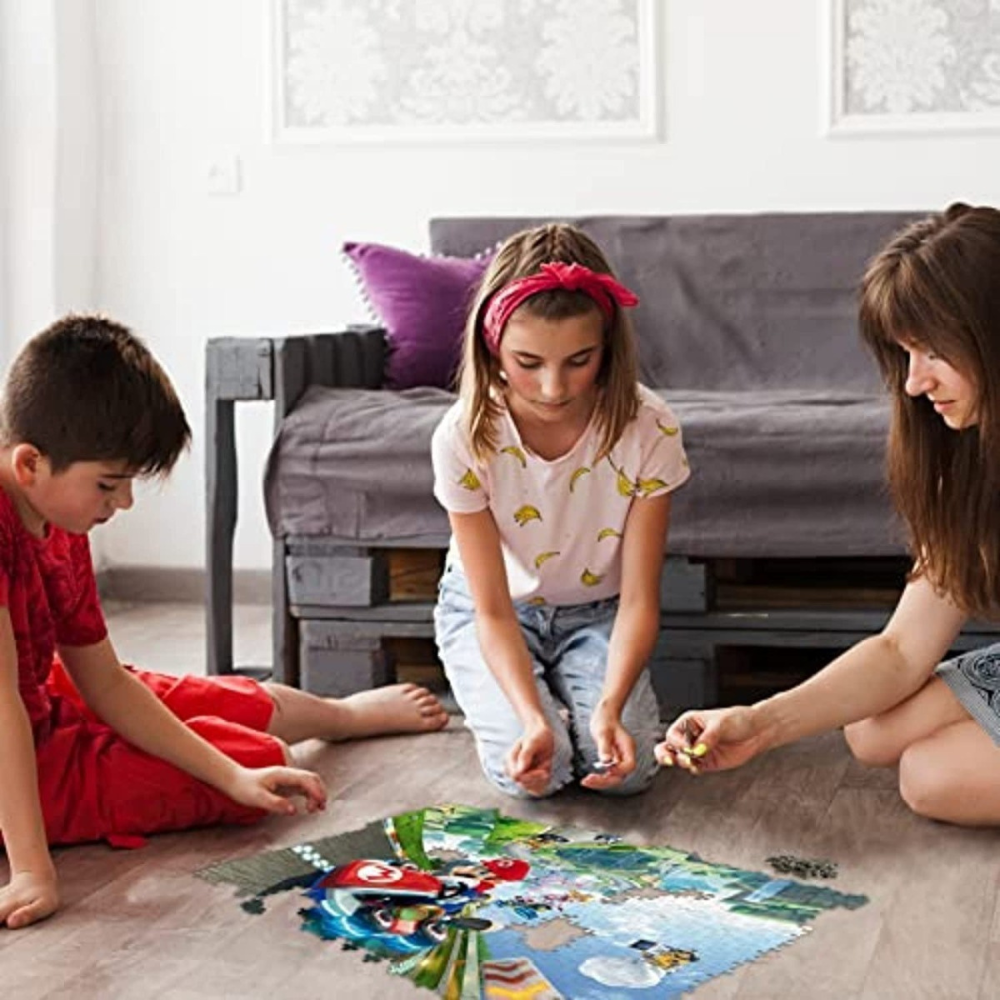 Rompecabezas Super Mario Bros World 800 Piezas Videojuegos, Figura de Mario, Juguetes de Mario para Niños, Juguete de Construcción, Juguetes Didácticos.