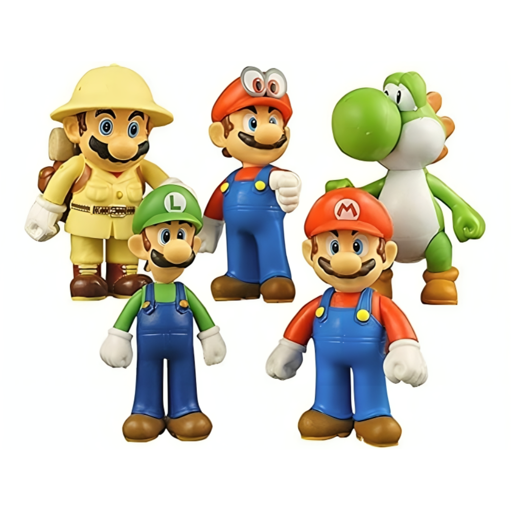 Kit Figuras Súper Mario Bros Odyssey Donkey Kong Colección.