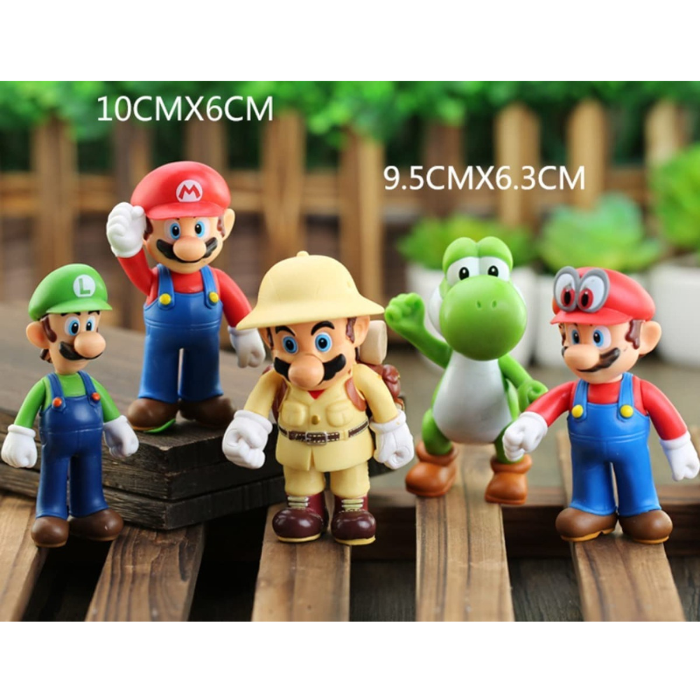 Kit Figuras Súper Mario Bros Odyssey Donkey Kong Colección.
