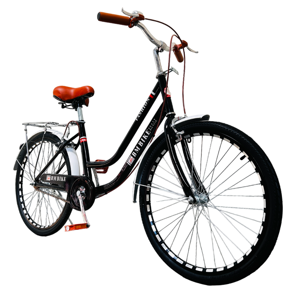 Bicicleta Para Adulto Rodada 24 Vintage Negro