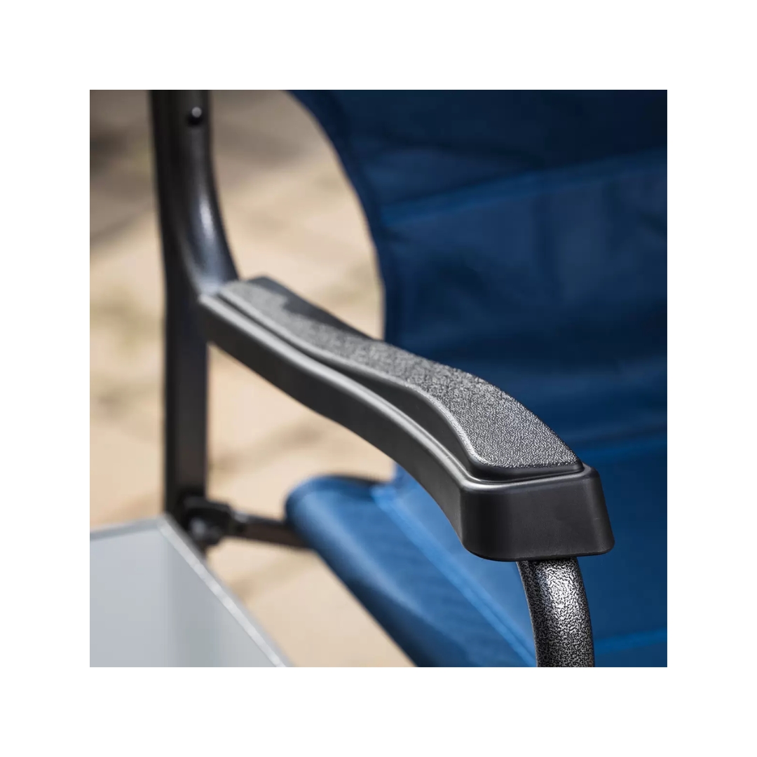 Silla Plegable Timber Ridge Tipo Director Portavasos Azul