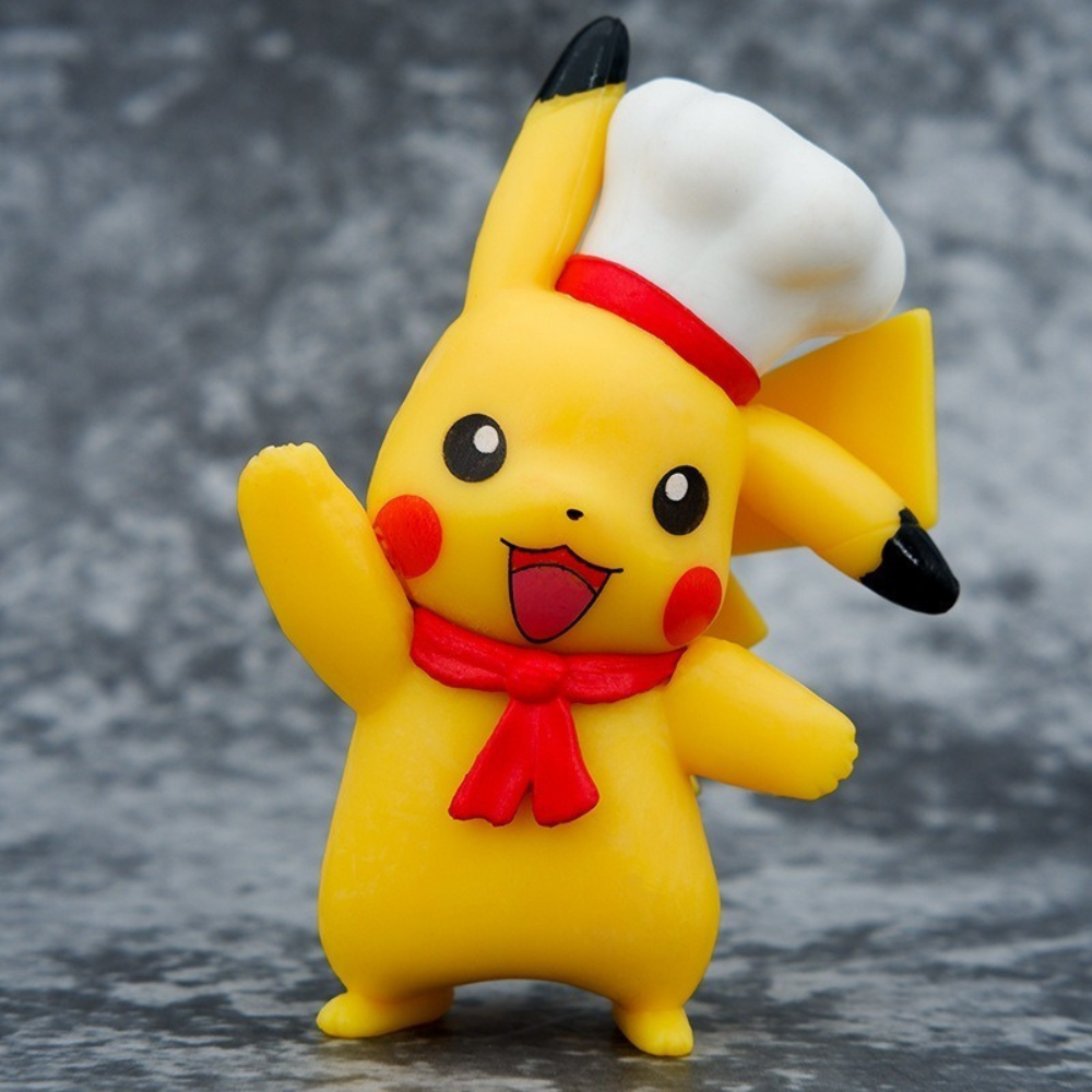 Pokemon Set Figuras Coleccionables Pikachu Anime 6 Piezas