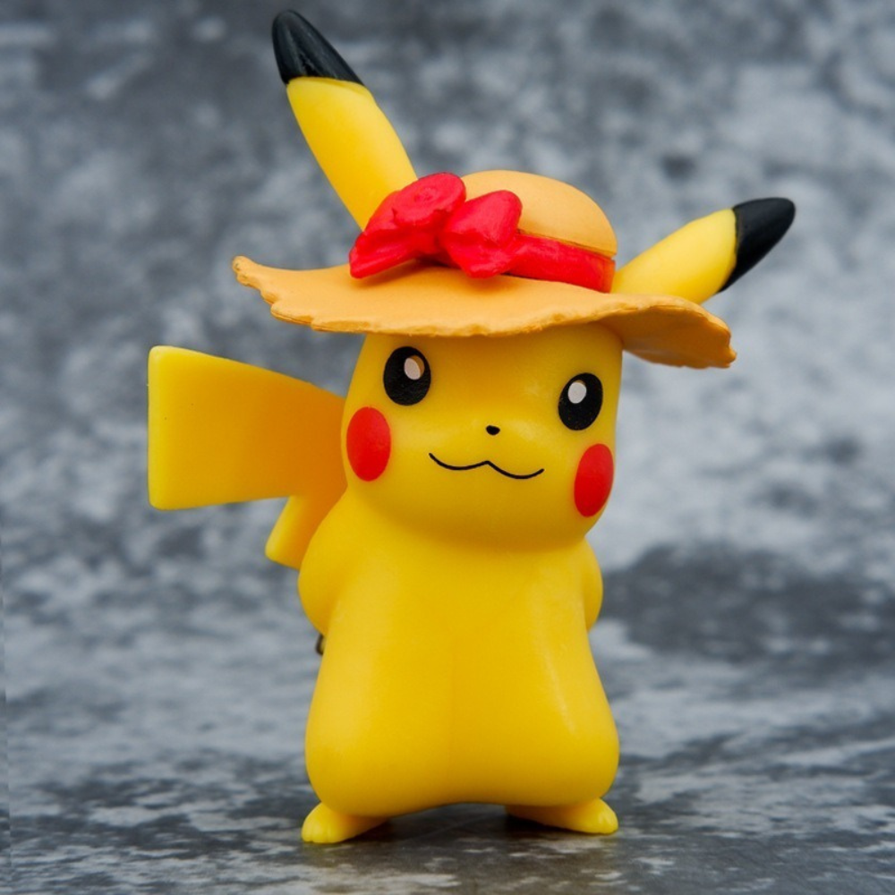 Pokemon Set Figuras Coleccionables Pikachu Anime 6 Piezas