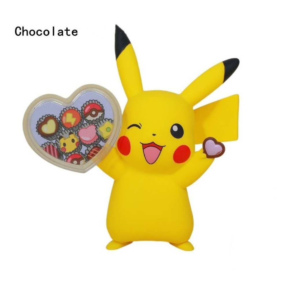 Pokemon Set Figuras Coleccionables Pikachu Anime 6 Piezas