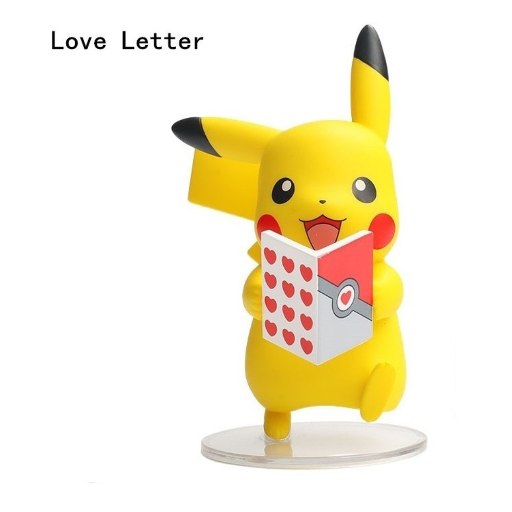 Pokemon Set Figuras Coleccionables Pikachu Anime 6 Piezas