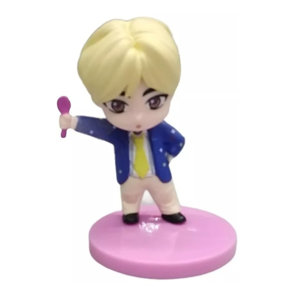 Bts Tiny Tan Set 7 Figuras Colección Completa Ver. 7th Rosa Juguetes Decorativos Kawaii K-Pop, Coleccionables MR.GADGETS.