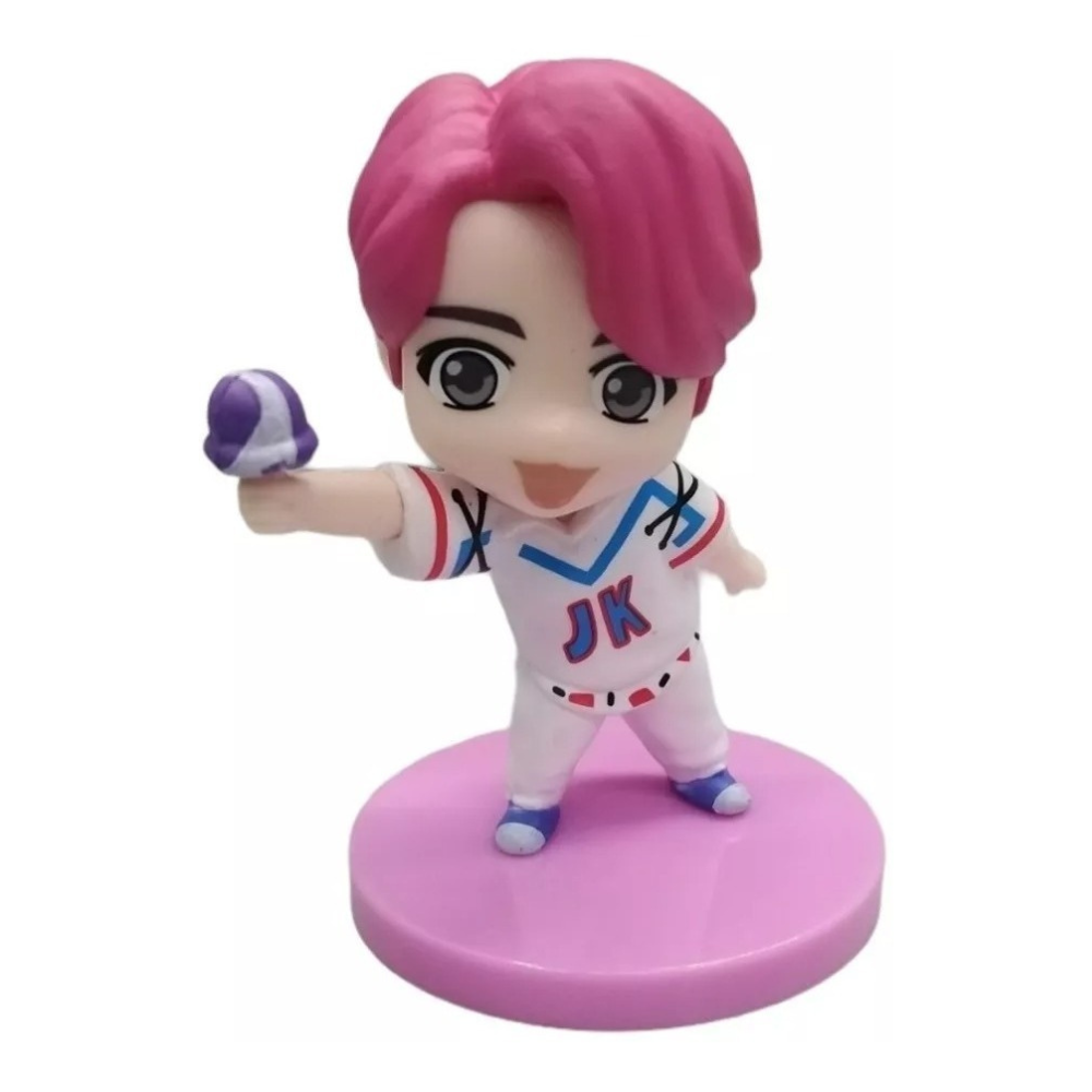 Bts Tiny Tan Set 7 Figuras Colección Completa Ver. 7th Rosa Juguetes Decorativos Kawaii K-Pop, Coleccionables MR.GADGETS.