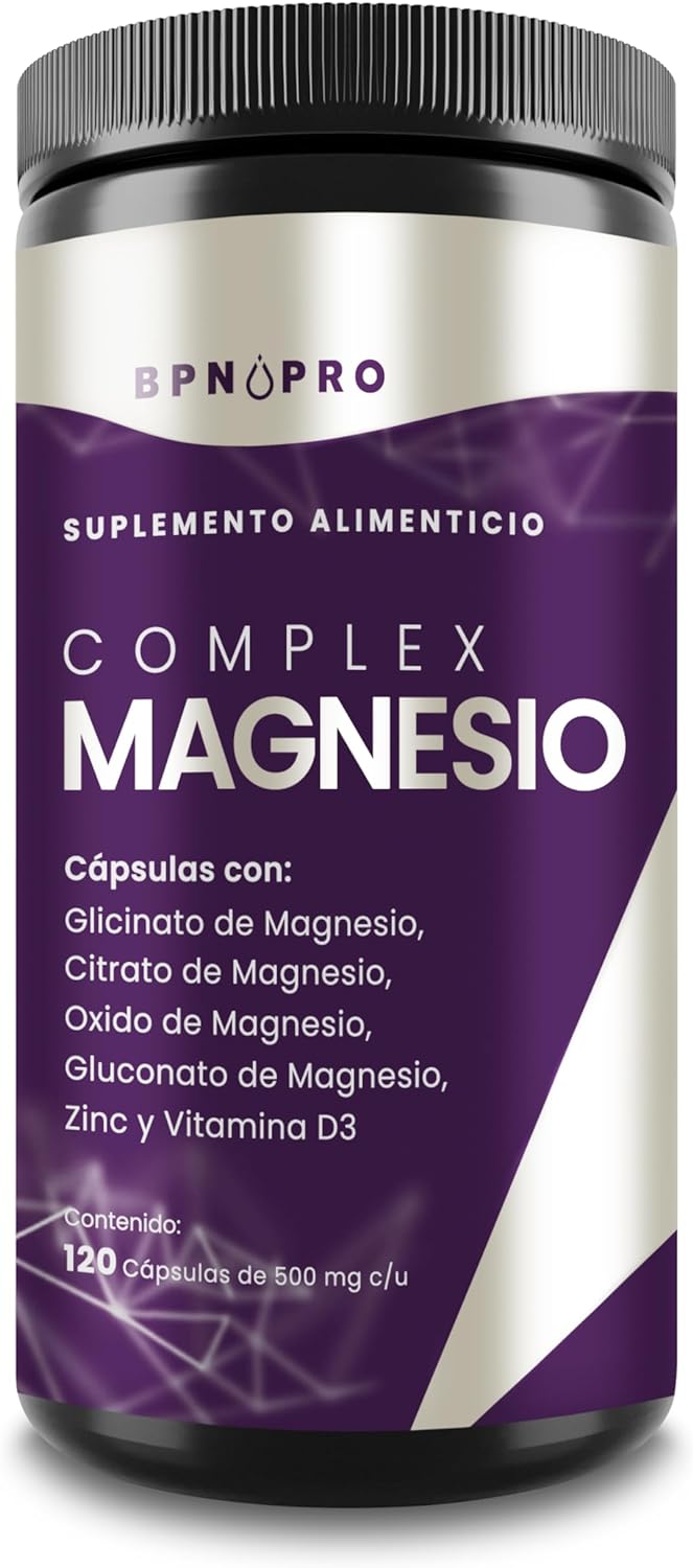 Magnesio Complex Citrato Oxido Gluconato Zinc Vitamina D3