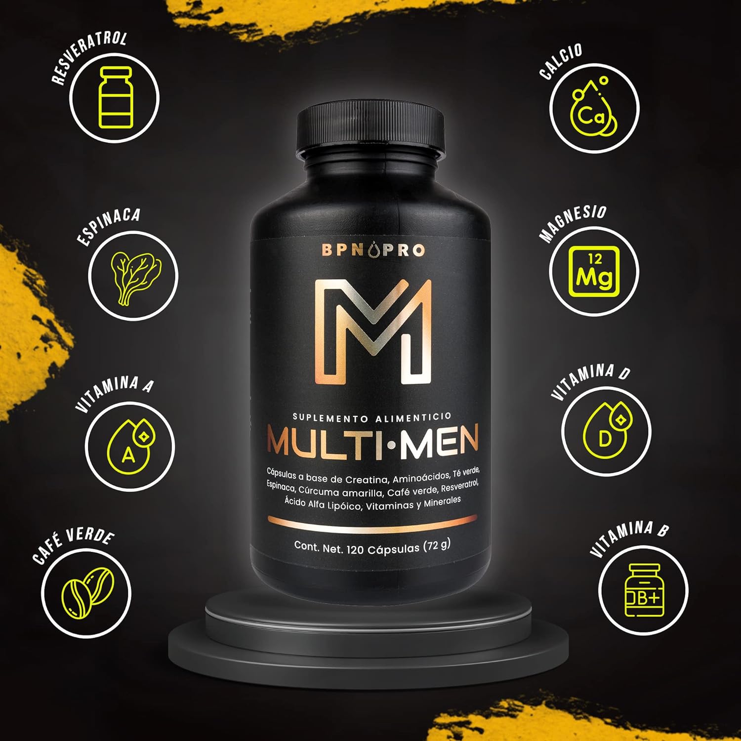 Multivitaminico Vitaminas Para Hombre Energia Adulto Bpn Pro