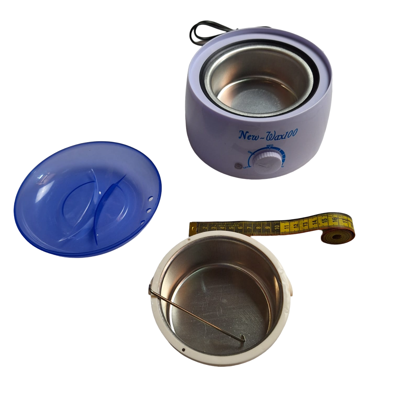 Calentador Maquina Para Derretir Cera De Depilación Color Blanco