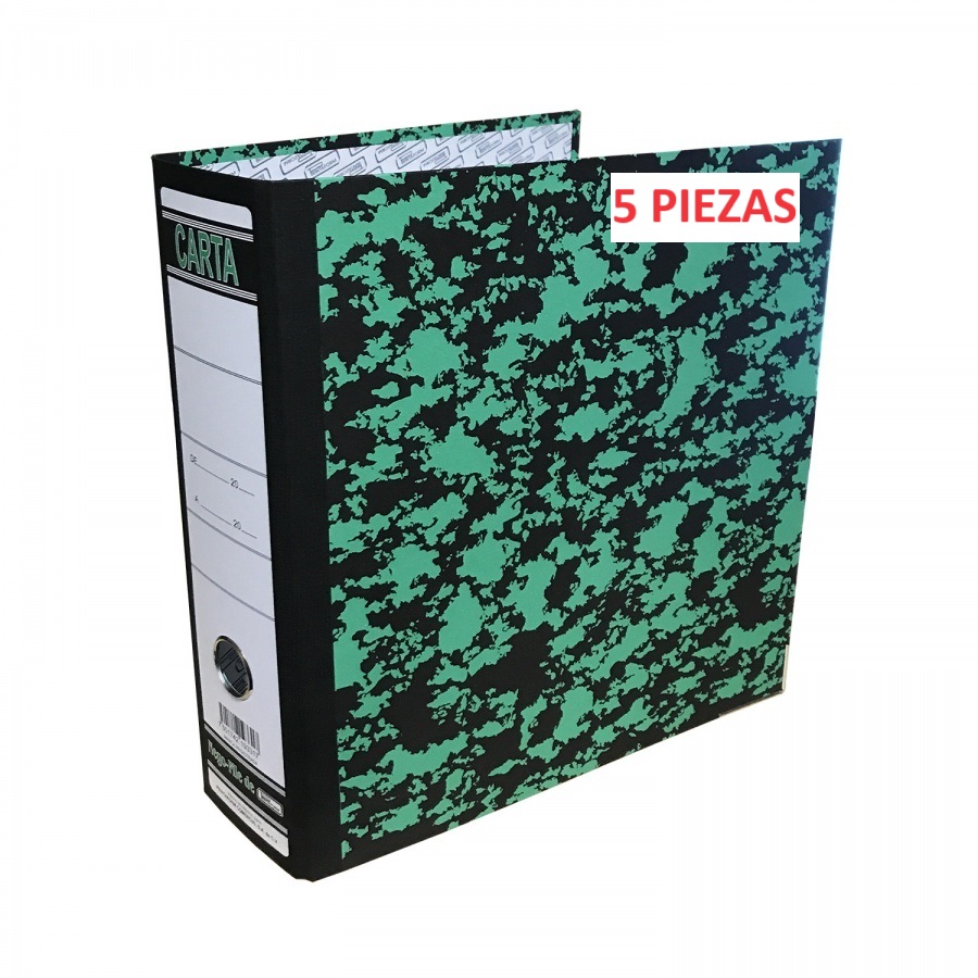 Registrador Tamaño carta Printaform Tipo Lefort Paquete  De 5 Piezas Carpetas