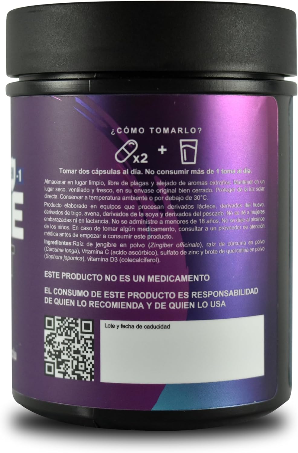 Vitamina C Curcuma Zinc Vitamina D3 Quercetina Jengibre Bpn