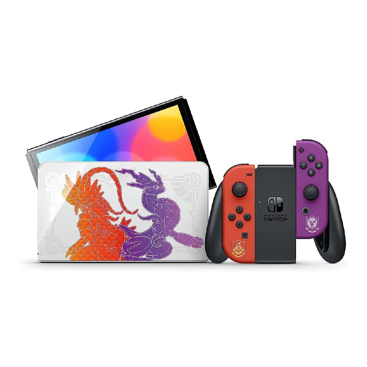 Consola Nintendo Switch OLED Modelo Pokemon Scarlet.